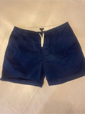 J. Crew Navy Drawstring Men's Shorts XL